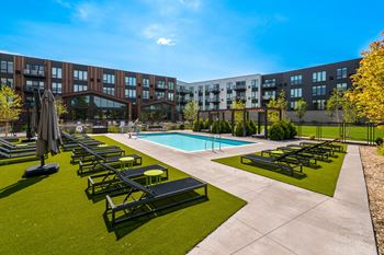 Resort-style pool and patio